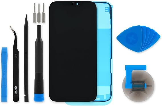iFixit Screen Compatible with iPhone 12 Pro Max - Repair Kit - Black