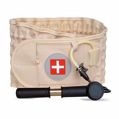 Decompression Back Belt,Spinal Air Traction Belt for Lower Back Pain Relief, Back Support & Lumbar Traction,One Size for 29 inches to 49 inches Waists