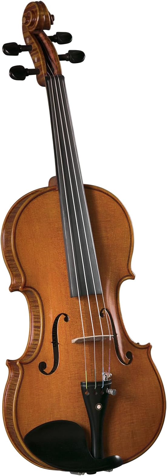 Cremona SV-600 Premier Artist Violin Outfit 4/4 Full Size Advanced Student Violin with Brazilwood Bow & Oblong Case