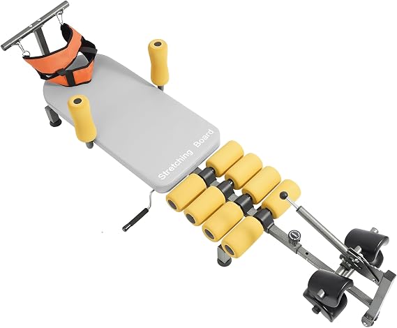 Lumbar Decompression Table,Cervical Lumber Spine Back Stretcher Traction Bed,Adjustable Back Traction Bed for Lumbar Spine Pain,Neck Pain,Sedentary Fatigue