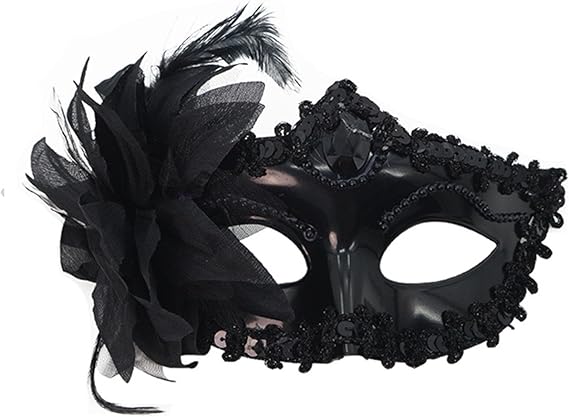 MYMENU Masquerade Mask for Women Venetian Masks for Halloween Costume Cosplay Party Prom Ball