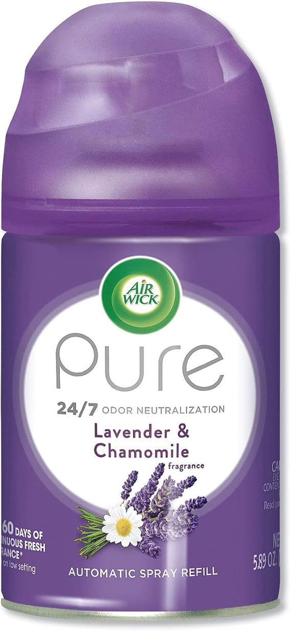 Air Wick Freshmatic Automatic Spray Air Freshener, Lavender and Chamomile Scent, 1 Refill, 6.17 Ounce