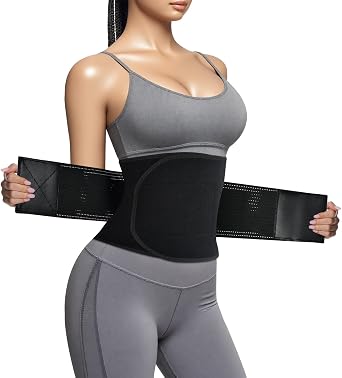 LKV Sculpt Touch Waist Trainer For Women Lower Belly Fat - Thick Sweat Band Waist Cincher Trimmer - Slimming Body Shaper Belt