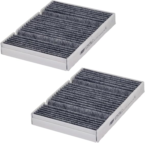 Hengst Filtration Hengst Cabin Air Filter - Charcoal - E3939LC-2 | E3939LC-2 Compatible with S-Class (W222, V222, X222), S-Class Cabriolet (A217), S-Class Coupe (C217)