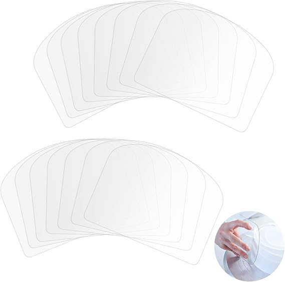 15 Pcs Cake Smoother Cake Cream Scraper Transparent Plastic Scraper Tool, Flexible Plastic Cake Scraper Smoother, Cake Smoother Scraper for Bread