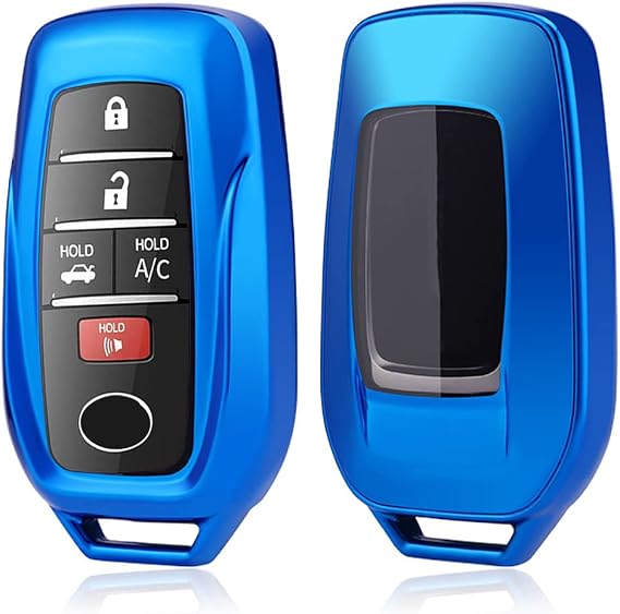 Horande Full Protector Key Fob Cover Case fits Toyota Venza RAV4 Land Cruiser Keyless Entry Key Fob