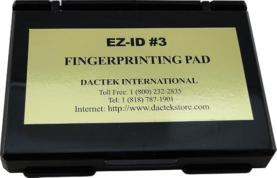 Fingerprint Pad for roll fingerprinting - Pack of 3