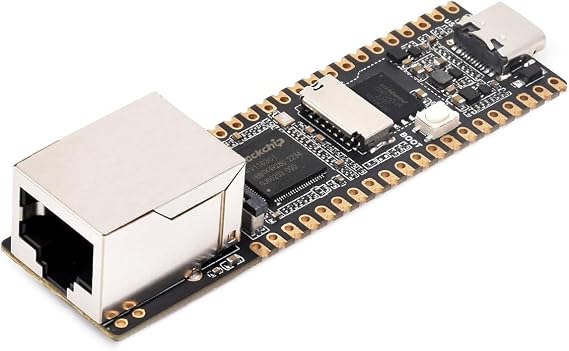 Waveshare LuckFox Pico Linux Micro Development Board with Ethernet Port, Based on RV1103 Chip, Integrate ARM Cortex-A7/RISC-V MCU/NPU/ISP Processors, Support MIPI CSI, USB etc.