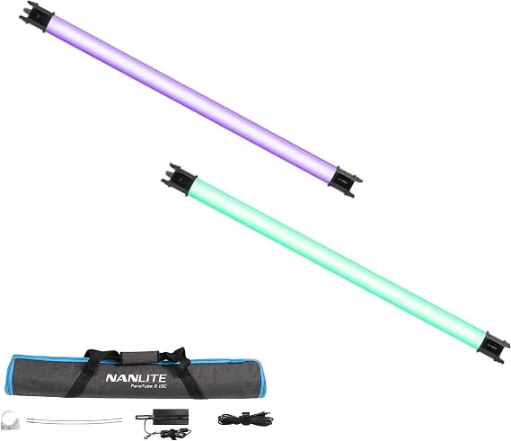 NANLITE PavoTube II 15C/30C RGBWW LED Tube Light (2KIT, PavoTube II 15C)