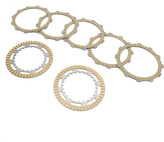 Clutch Plate Kit - Friction & Iron Plates Fit for Suzuki Burgman AN650 2003-2012/ABS 2003-2012,AN650Z 2013-2018/Executive 2015-2018/ABS 2008