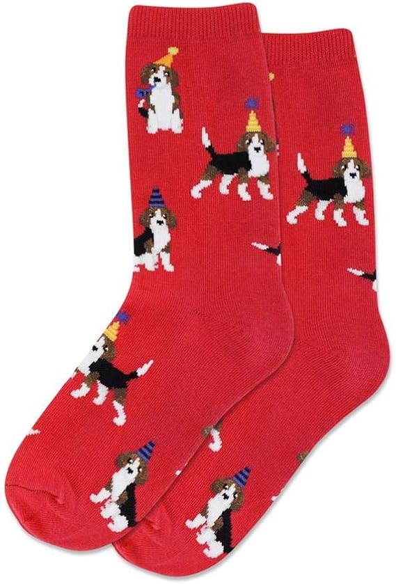 Hot Sox Kid's Party Beagle Socks 1 Pair