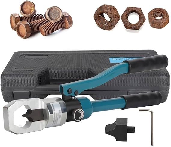 Hydraulic Nut Splitter Tool Hydraulic Nut Cutter Splitter, Heavy-Duty Nut Bolt Splitter Removal Rusted/Stuck/Broken Nut Tool with Alloy Steel Clamp Head,30