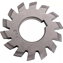 POEIRA HSS Set 8 Pcs DP10 Dp16 DP 22 PA14-1/2 Bore22 8H No1-8 Involute Gear Cutters Diameter 55mm Involute Gear Milling Cutter for Milling Machine (DP14)
