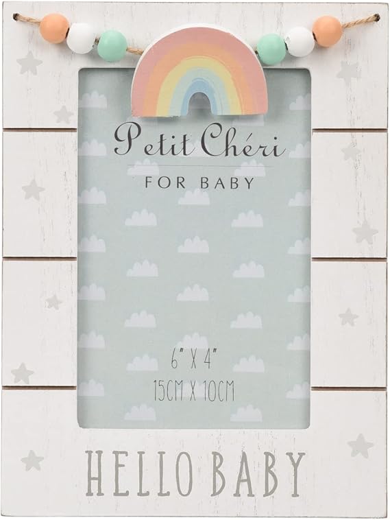 Petit Cheri Photo Frame Hello Baby 4" X 6"