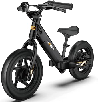 YBIKE Electric Balance Bike,12 Inch Kids Electric Bike for Ages 3-5 Years Old, Kids Balance Bikes with Adjustable Seat, Dirt Bike for Boys & Girls
