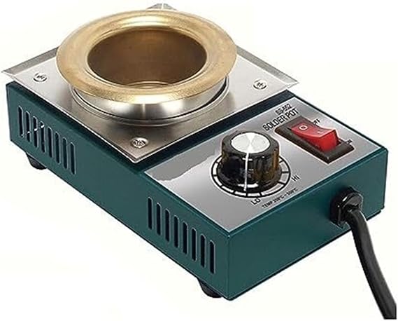 Solder Pot, Lead Free Soldering Iron Melting Furnace 150W 200W 250W 300W for Tinning and Desoldering (SS 553H 250W)(Ss-552h 200w)