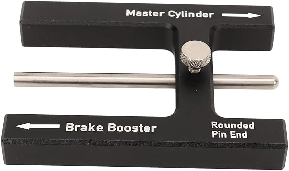 Brake Booster Push Rod Adjustment Tool Aluminium Alloy Brake Booster Master Cylinder Push Rod for Most Brake Boosters with Adjustable Pin