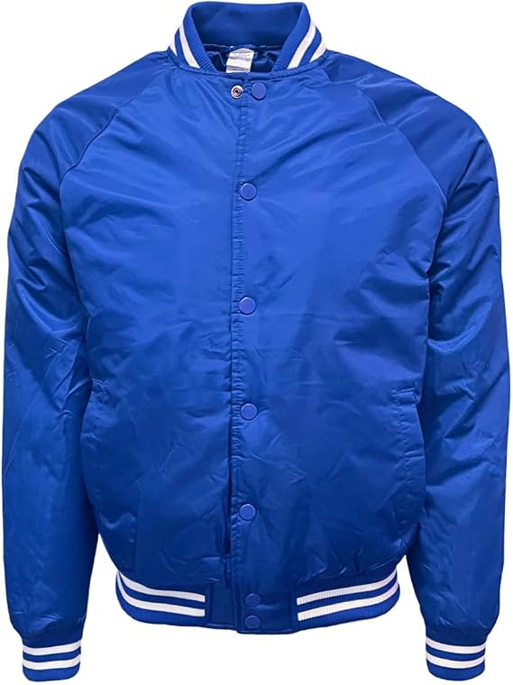 URBANJ Men's Varsity Bomber Jacket Regular Fit Lightweight Windbreaker Baseball Jackets
