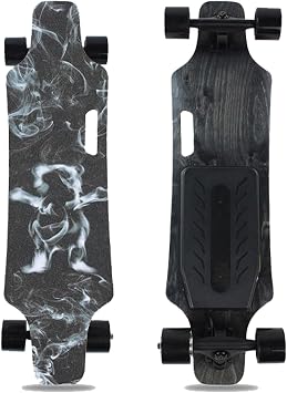 Electric Skateboard with Remote, Cruiser Skateboard Classic 35Mph/40Mph Top Speed, 4 Speed Smooth Braking, Suitable for Adults and Teens Beginners 1-Daisy16km