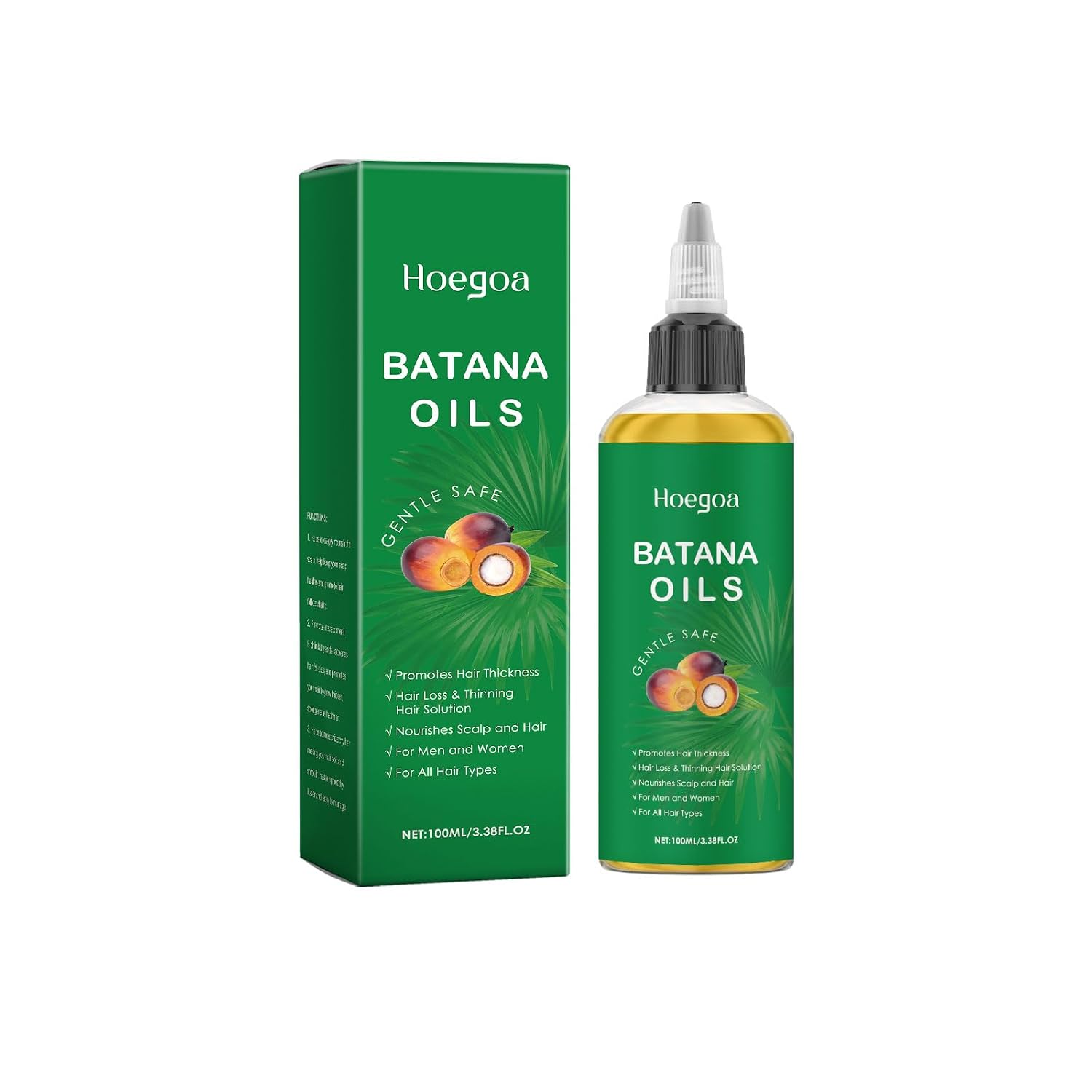 AMALIA Hair Treatment essential oil nourishes and softens hair, repairs roots, strengthens hair care, Batana hair essential oil，Batana Oil for Hair Growth