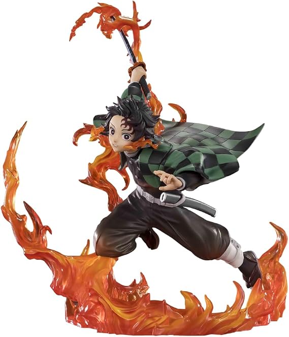TAMASHII NATIONS - Demon Slayer: Kimetsu no Yaiba - Tanjiro Kamado -Kyojuro Rengoku's Sword Guard ver.- FiguartsZERO Collectible Figure
