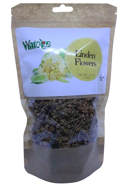 Vintage Dried Linden Flower Herbal Tea 50gr