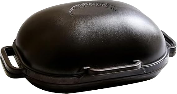 Challenger Bread Pan Cast Iron Loaf Pan with Lid for Artisan Sourdough and Homemade Bread Baking, Pre-Seasoned, Heavy Duty, Oven Safe, Made in USA