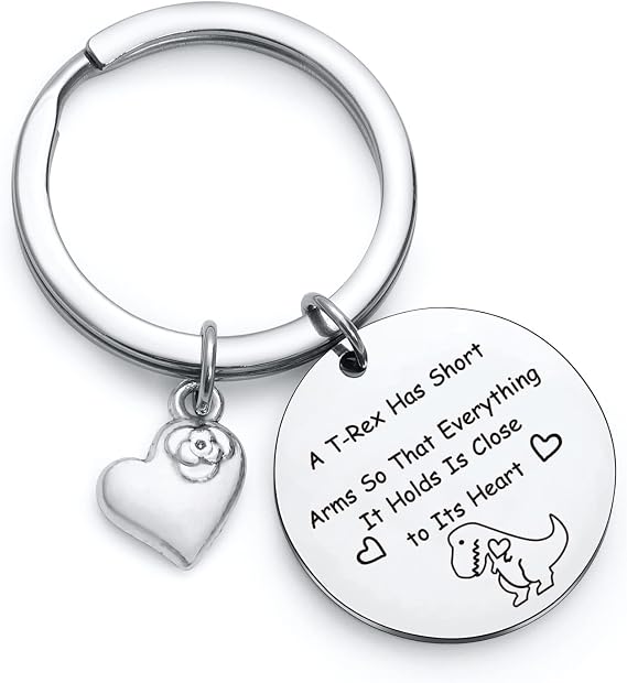 NOTHERS RSZOTW Dinosaur Gift Dinosaur Charm Keychain Tyrannosaurus Rex Jewelry