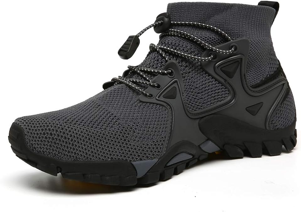 Hiking Shoes Mens Womens Outdoor Athletic Sports Shoes Walking Shoes Trail Running Shoes Trekking Climbing Stylish Slip Resistant Fitness Walking Jogging Sock Sneakers Travel Lightweight Barefoot