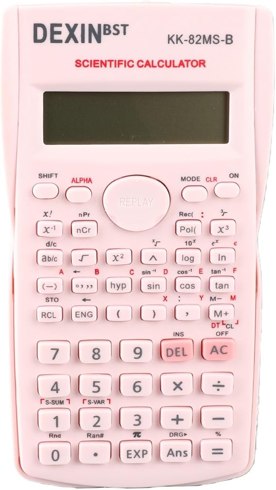 Scientific Calculator, 12 Digit 240 Functions with Large Display and Sliding Hard Cover for Students, Teachers and Professionals