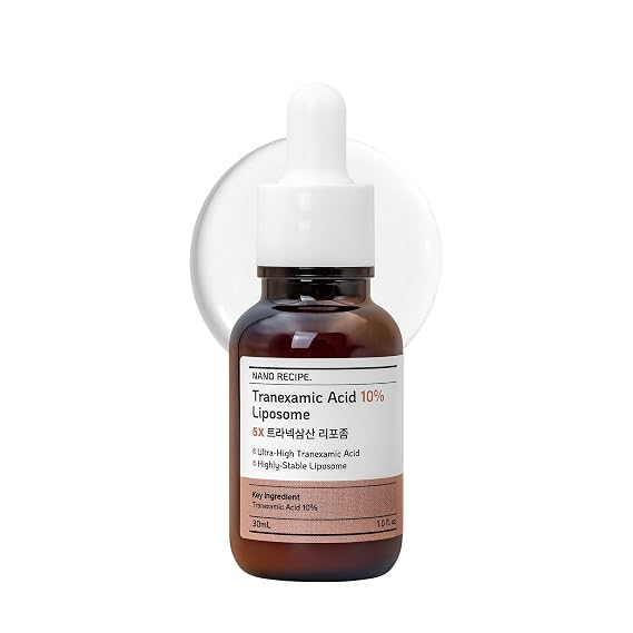 10% Tranexamic Acid Concentrate 30ml Mix 1-2 Drops in Your Skin Care Routine Reduces Appearance of Dark Spots, Skin Discoloration, and Uneven Tone | Korean Skincare, lightweight, fragrance-free