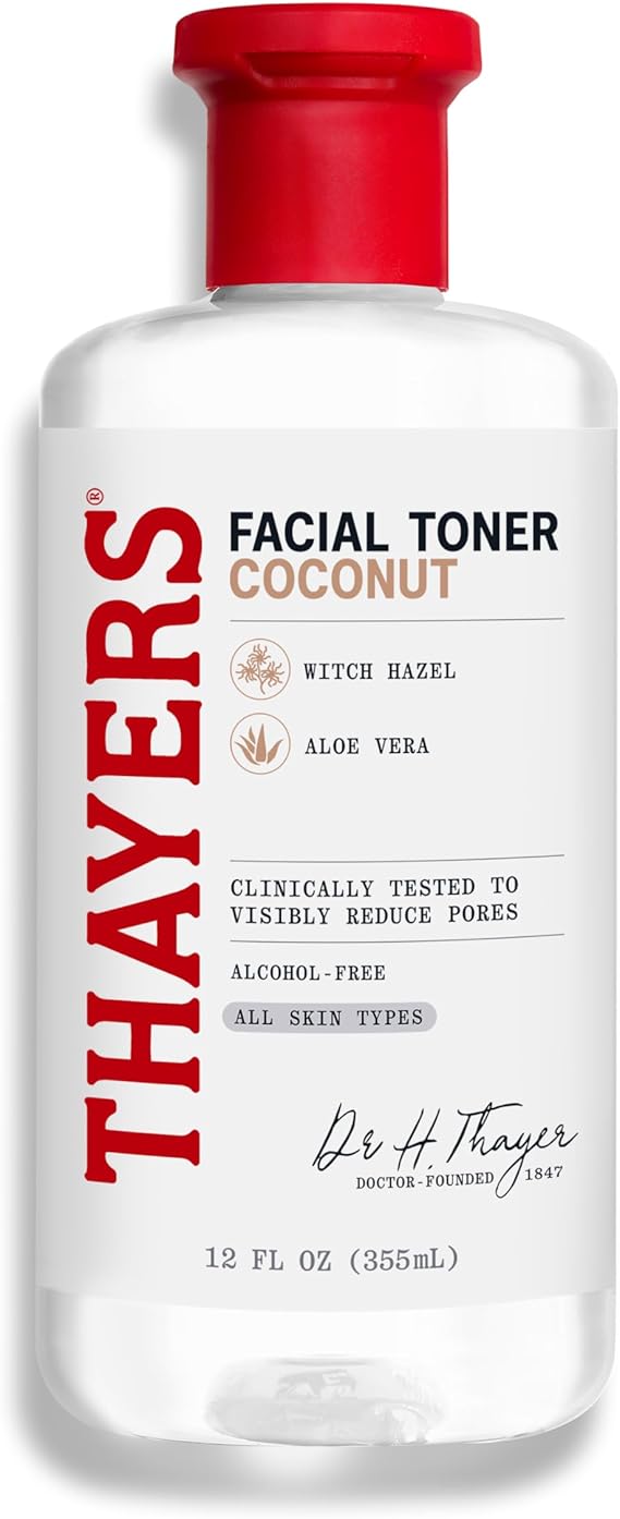 Thayers Witch Hazel Facial Gentle Coconut Toner Lotion with Organic Aloe Vera, 355ml