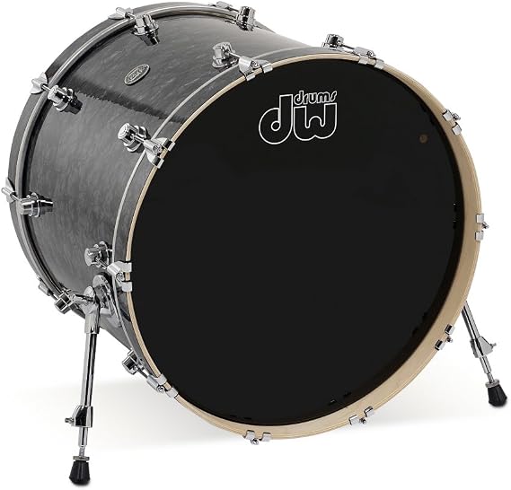 DW Performance Series Bass Drum - 18 Inches X 22 Inches Black Diamond FinishPly