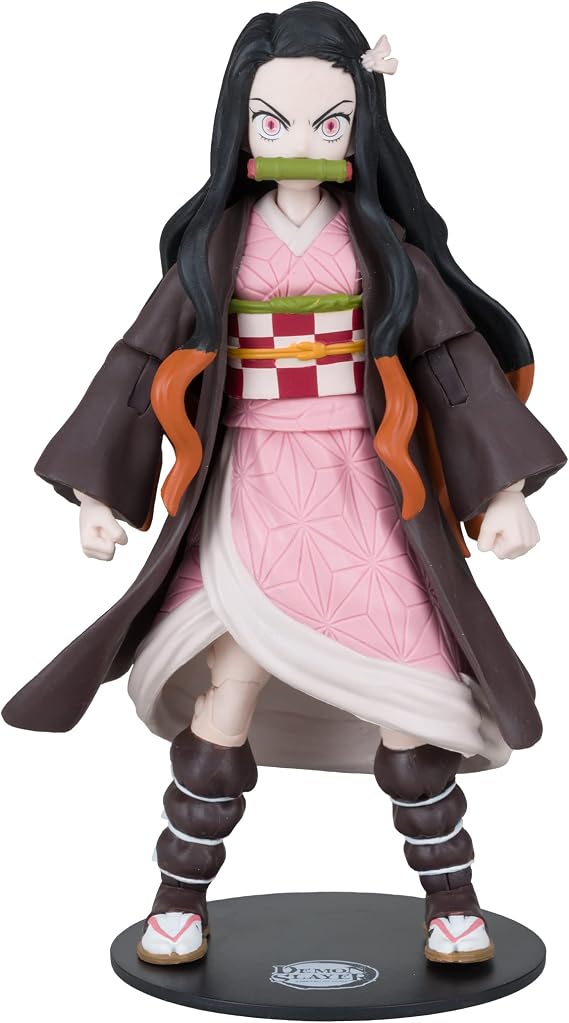 Lansay - MCFARLANE TOYS - Demon Slayer - Nezuko Kamado - 18 cm - Manga and cartoon characters - to collect for children from 12 years old
