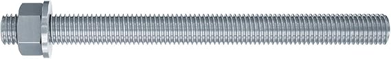 fischer 519390 Anchor Rod FIS AM, Silver, 8x90 mm