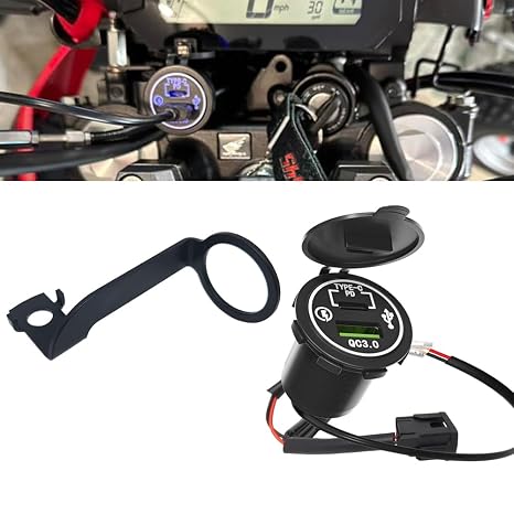 Accessory Kit w/Harness Compatible for Honda CRF300L / CRF300LS / CRF300L Rally (2021-current)