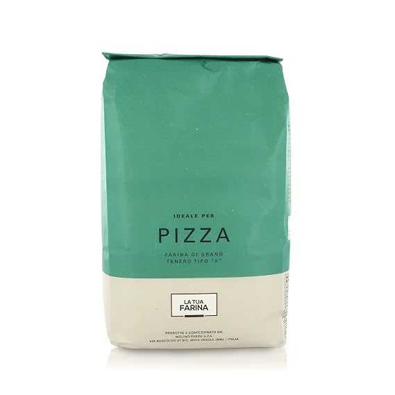 Molino Pasini Soft Wheat Flour Type "0" Ideal for Pizza, Origin: Italy, 1 Kg / 2.20 Lb