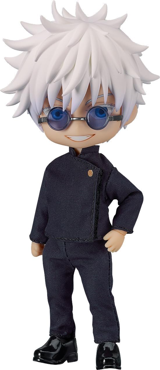 Good Smile Company GOOD SMILE COMPANY Nendoroid Doll Jujutsu Kaisen Satoru Gojo High School Ver. Non-Scale Cloth, Magnet, Plastic Painted Action Figure