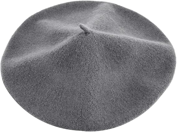 Unisex Babies Woolen Berets Solid Classic Kids Beanie Cap Winter Warm Hat