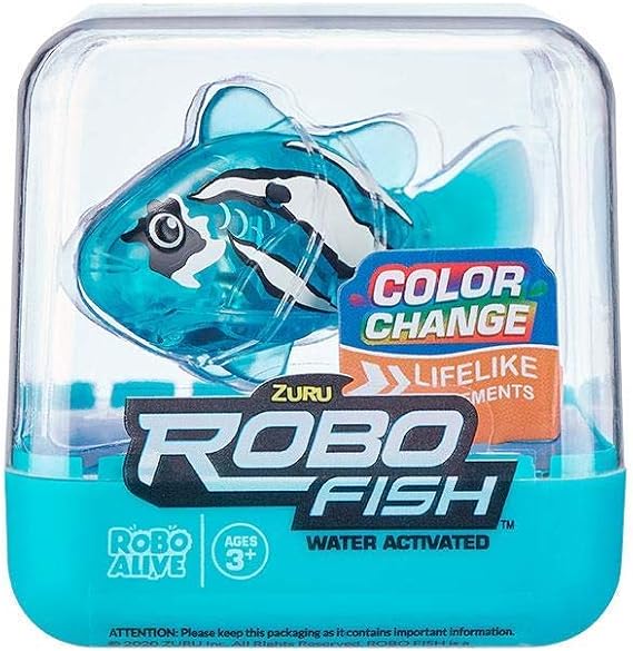 ZURU Robo Single Fish, White, 1 Paquete