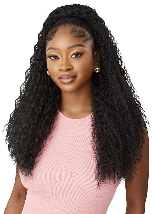 Outre Pretty Quick - Drawstring Pony - Viv (DARK BROWN 2)
