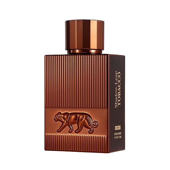 Shadow Leap - Tobacco Eau De Parfum Inspired by Tobacco, Long-Lasting Honey Amber Tobacco Perfume for Men & Women, Vegan, Paraben-Free, Unisex - 100ml | 3.4 fl. oz