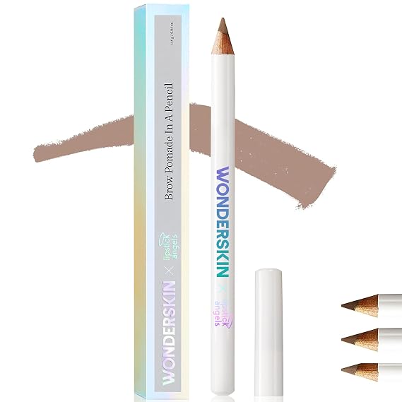 Wonderskin Eyebrow Pencil - Brow Pomade For Natural Looking Brows | Creamy brow pencil fills, defines, and shapes natural-looking brows with lasting wear.