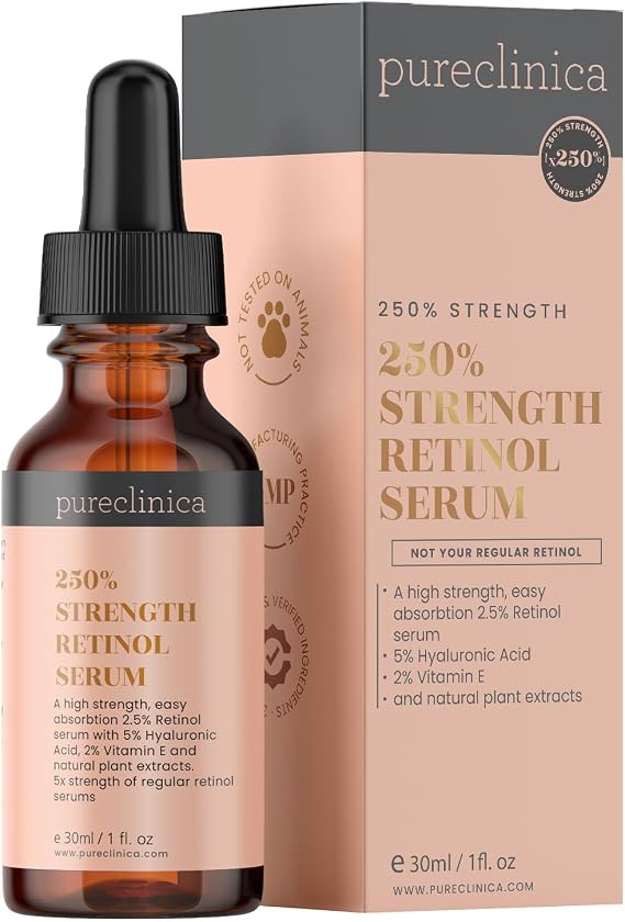 250% Strength Retinol Serum 2.5% (with 5% HA and 2% Vitamin E) - 30ml / 1 fl oz
