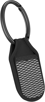 PARAKITO Mosquito Insect & Bug Repellent Clip wNatural Essential Oils - Waterproof, Outdoor Pest Repeller Black