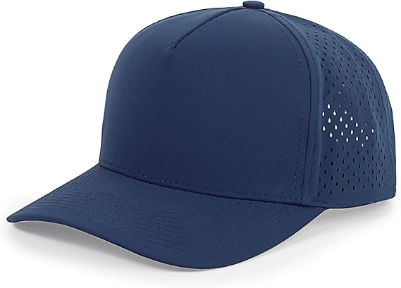 HH HOFNEN Quick Dry Baseball Cap Snapback Trucker Golf Hat for Men Women | 5 Panel Sun and Rain Protection Structured Mesh Ball Cap Breathable Adjustable Running Curved Bill Hat Outdoor