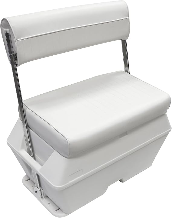 Wise 8WD159-784 Swingback Cooler Seat, 50-Quart, Cuddy Brite White