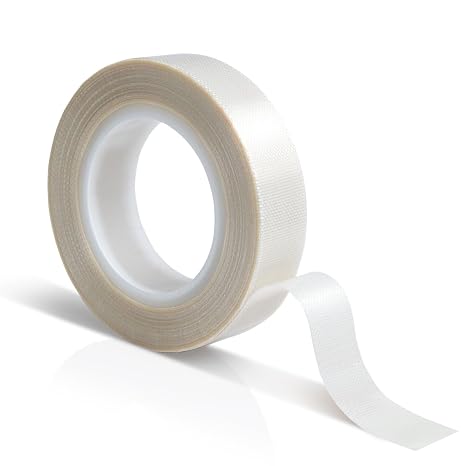 MEBMIK 1 Roll 1/2 Inch x 33 Feet Low Friction Drawer Slide Tape - Squeak Resistant, Abrasion Resistant Surface Protection Tape for Wood, Cabinet, Curtain, Furniture, White