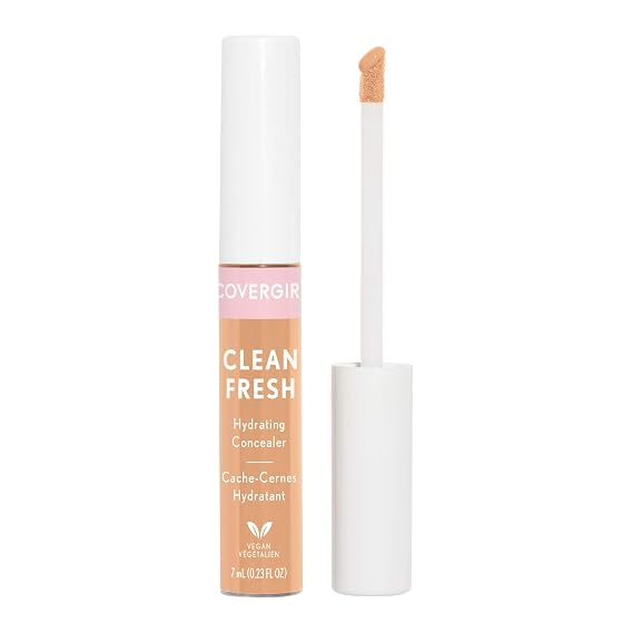 COVERGIRL Clean Fresh Hydrating Concealer, Light, 0.23 Fl Oz