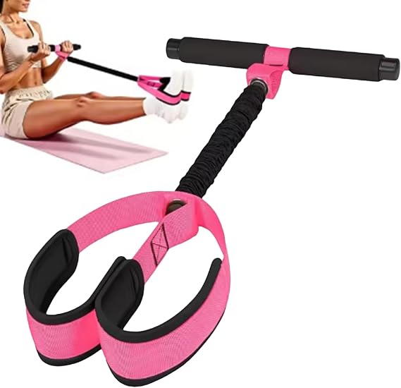 Pedal Resistance Band Workout Gear | Abdominal Muscle Training Aid for Men Adults Athletes Beginners Players Fitness Enthusiasts Busy Professionals Workout